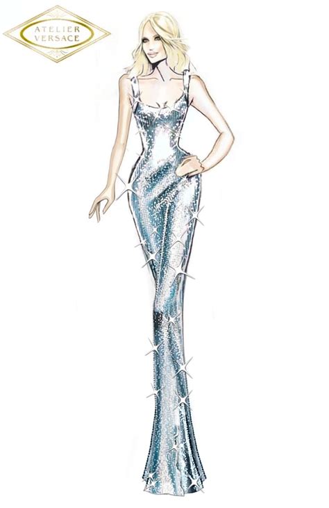 donatella versace in toples|donatella versace design sketches.